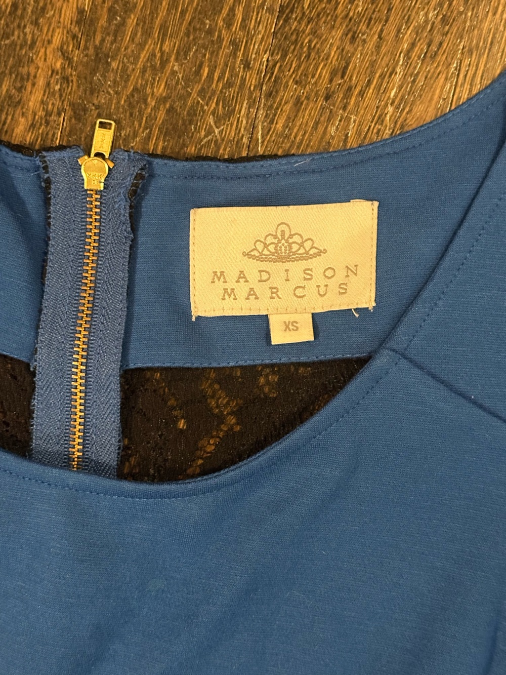 Madison Marcus lace insert dress
